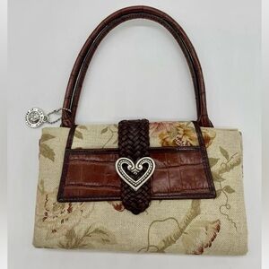 Vintage Brighton One World Lansky Tote Bag Expandable Collapsible